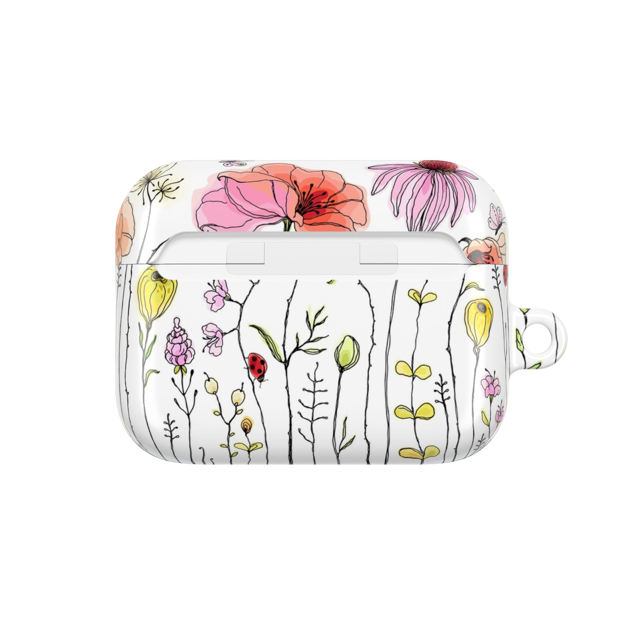 Floral AirPod Case, Stylish Wireless Earbud Holder, Spring Accessories, Gift for Her, Cute AirPod Cover, Nature-Inspired Design