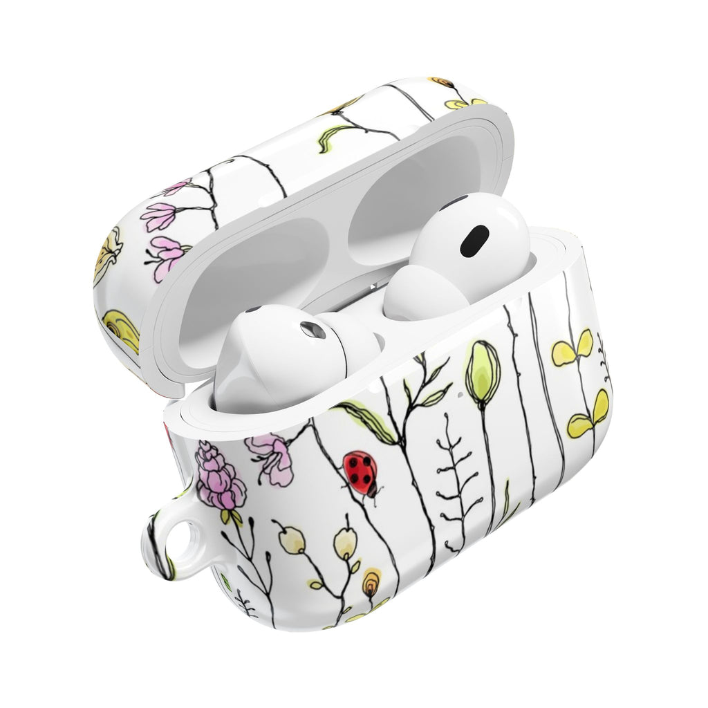 Floral AirPod Case, Stylish Wireless Earbud Holder, Spring Accessories, Gift for Her, Cute AirPod Cover, Nature-Inspired Design