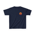 Kids T‑Shirt — Retro Sunset Palm Tree Beach Graphic