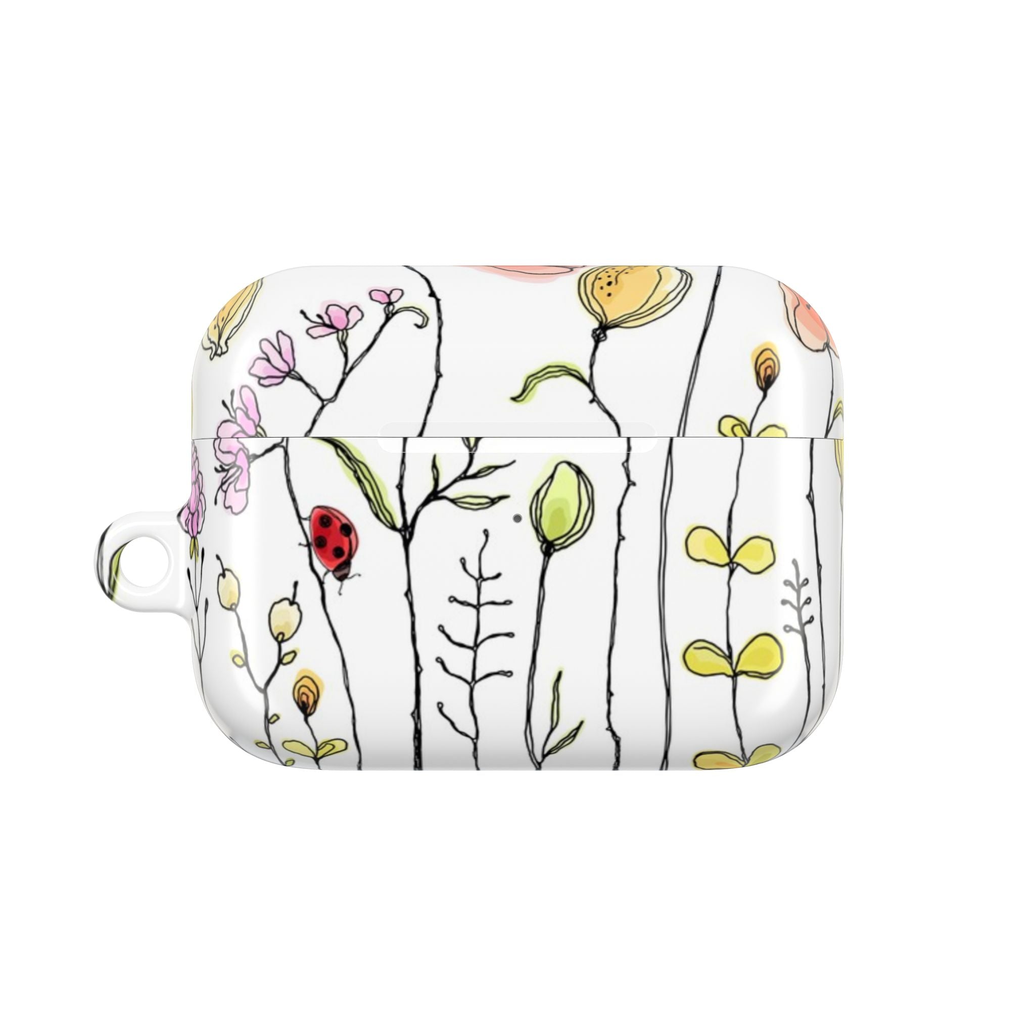 Floral AirPod Case, Stylish Wireless Earbud Holder, Spring Accessories, Gift for Her, Cute AirPod Cover, Nature-Inspired Design