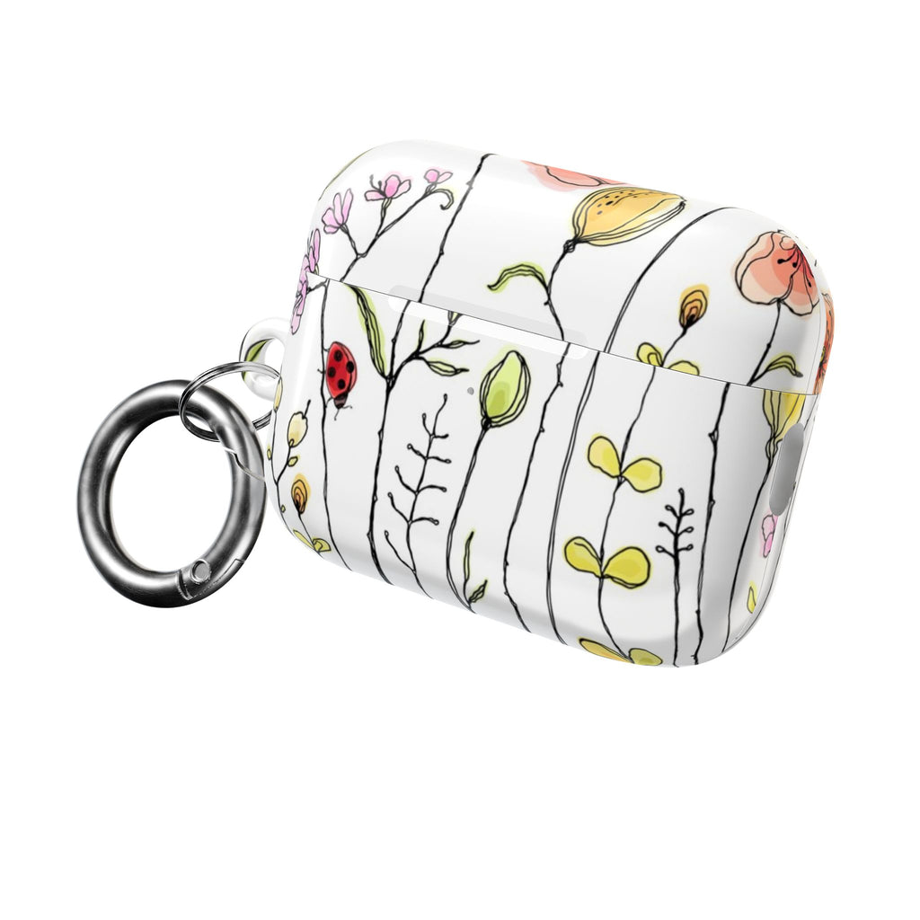 Floral AirPod Case, Stylish Wireless Earbud Holder, Spring Accessories, Gift for Her, Cute AirPod Cover, Nature-Inspired Design